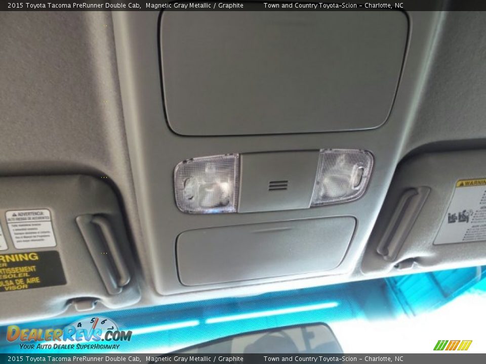 2015 Toyota Tacoma PreRunner Double Cab Magnetic Gray Metallic / Graphite Photo #21