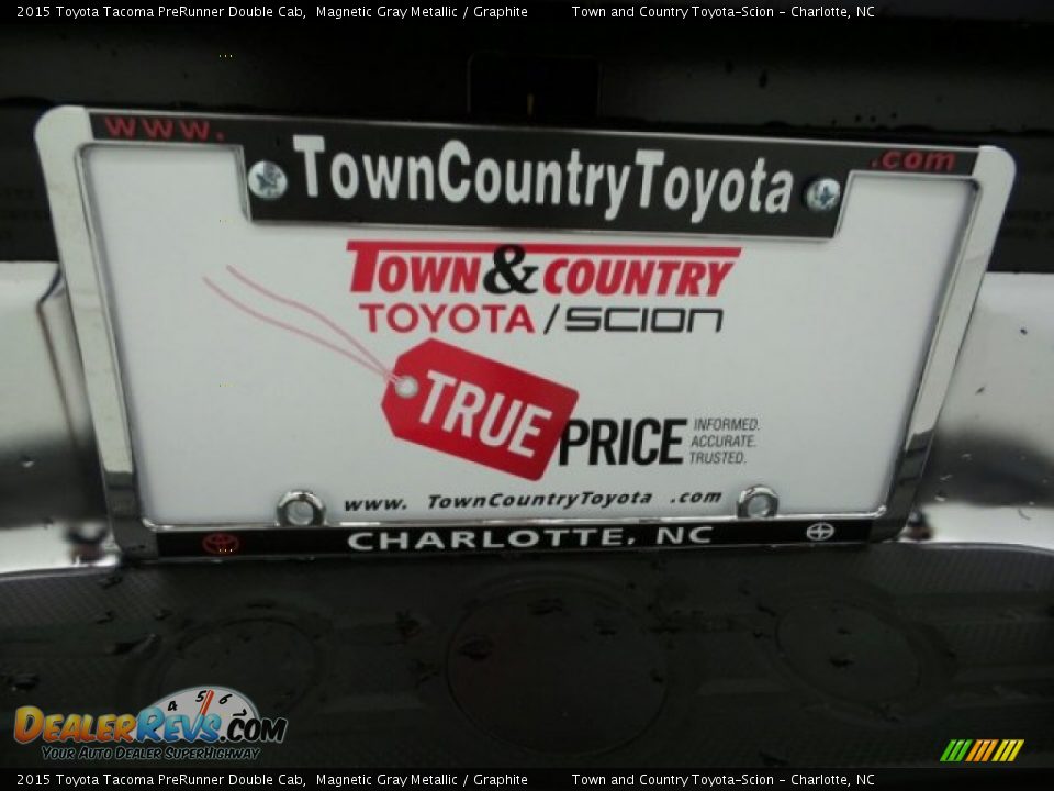 2015 Toyota Tacoma PreRunner Double Cab Magnetic Gray Metallic / Graphite Photo #30