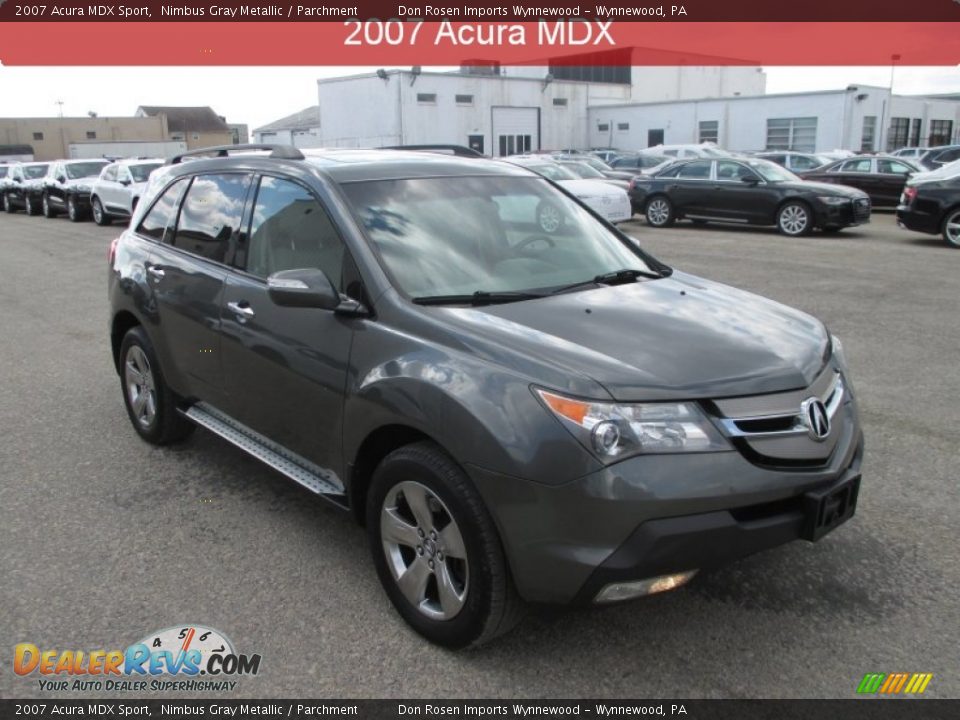 2007 Acura MDX Sport Nimbus Gray Metallic / Parchment Photo #1