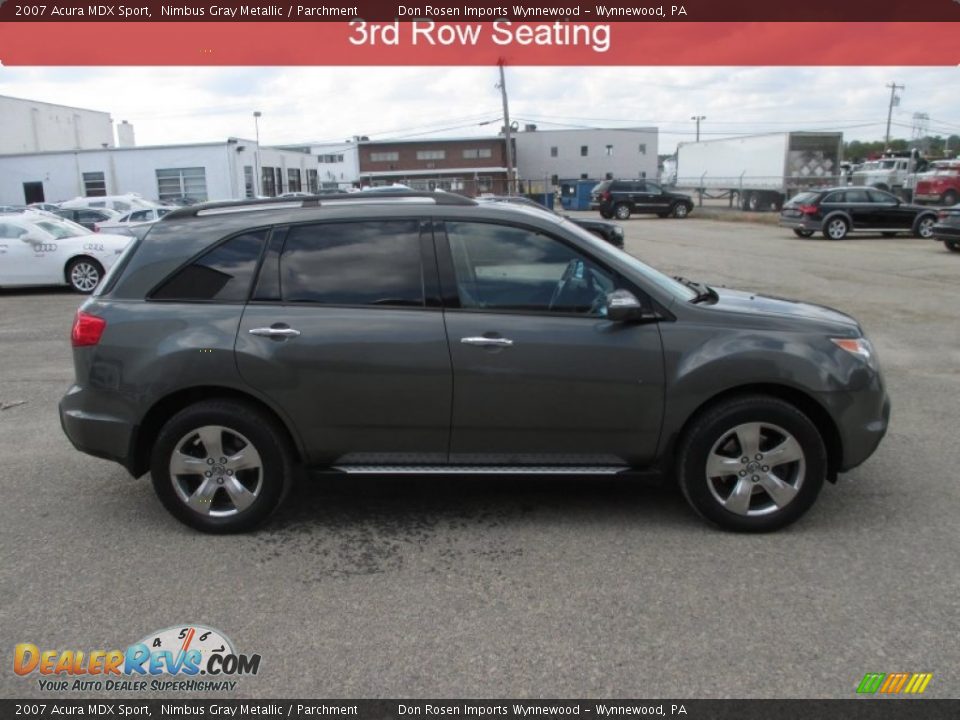 2007 Acura MDX Sport Nimbus Gray Metallic / Parchment Photo #2