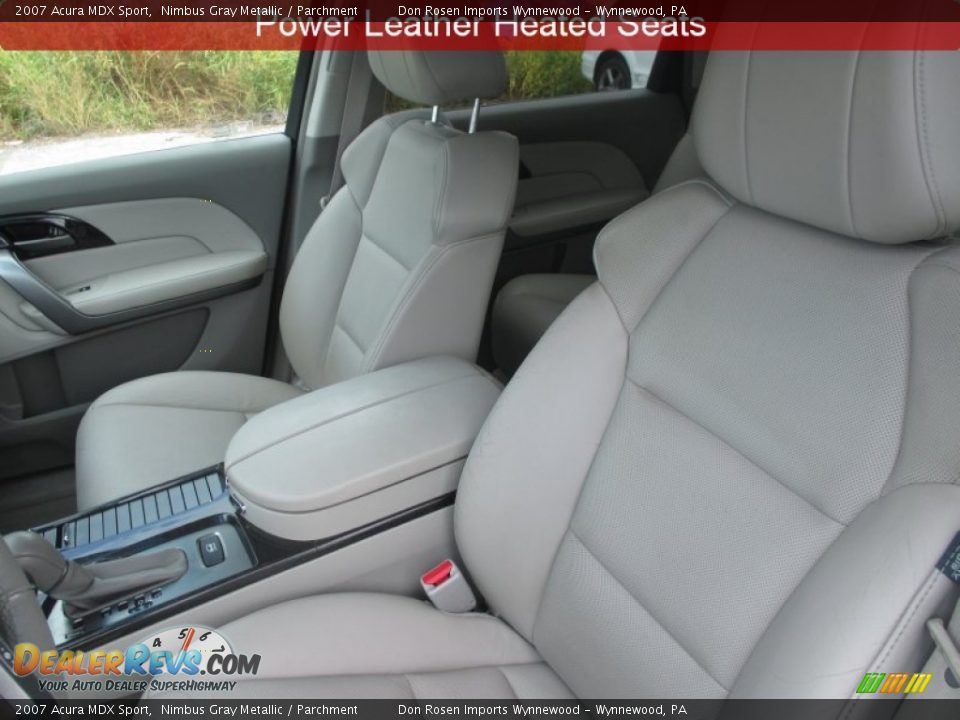 2007 Acura MDX Sport Nimbus Gray Metallic / Parchment Photo #4