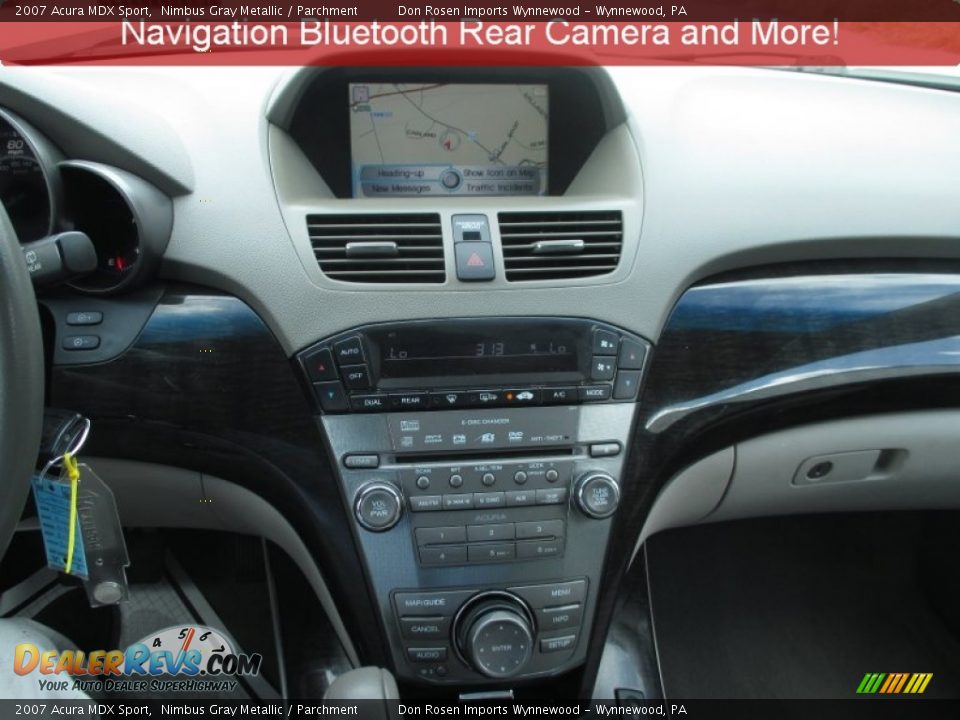 2007 Acura MDX Sport Nimbus Gray Metallic / Parchment Photo #5