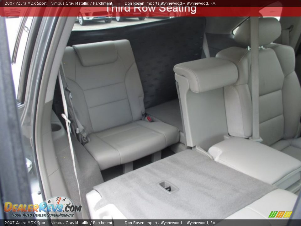 2007 Acura MDX Sport Nimbus Gray Metallic / Parchment Photo #6