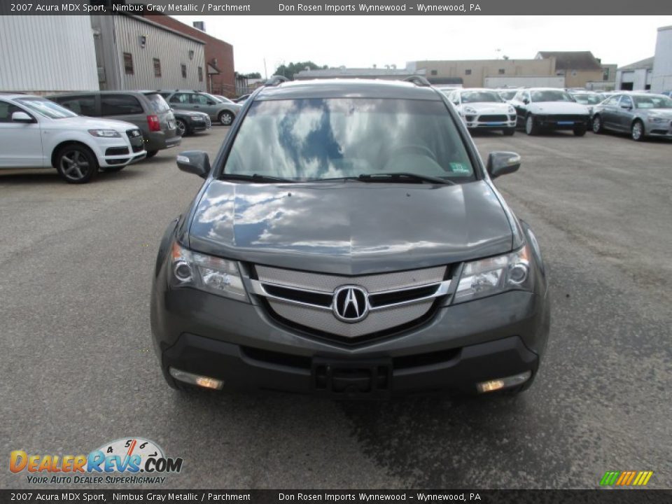 2007 Acura MDX Sport Nimbus Gray Metallic / Parchment Photo #11