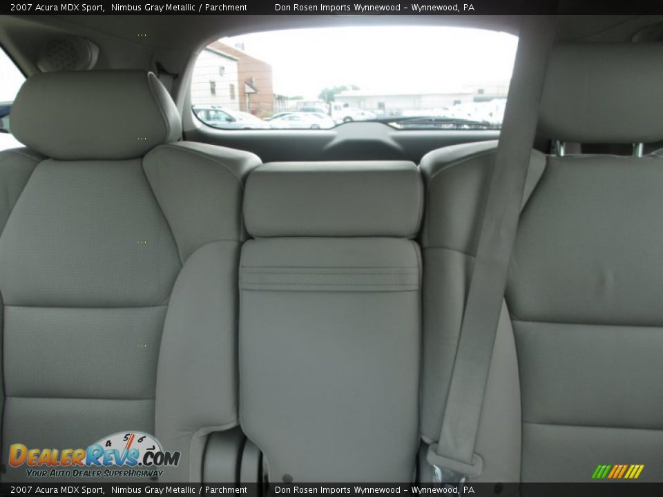 2007 Acura MDX Sport Nimbus Gray Metallic / Parchment Photo #12