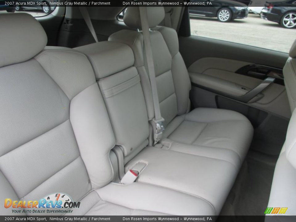 2007 Acura MDX Sport Nimbus Gray Metallic / Parchment Photo #15