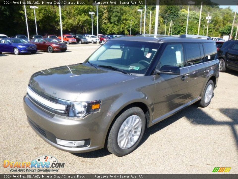 2014 Ford Flex SEL AWD Mineral Gray / Charcoal Black Photo #4