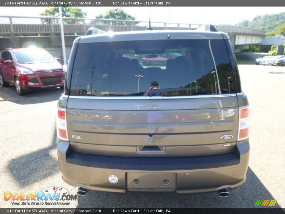 2014 Ford Flex SEL AWD Mineral Gray / Charcoal Black Photo #7