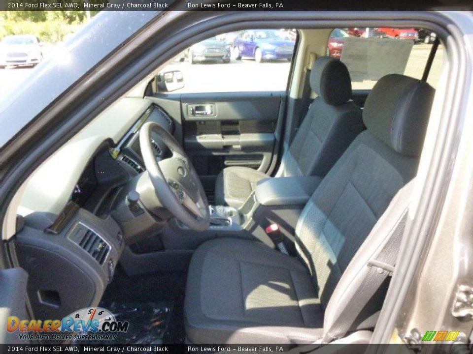 2014 Ford Flex SEL AWD Mineral Gray / Charcoal Black Photo #10
