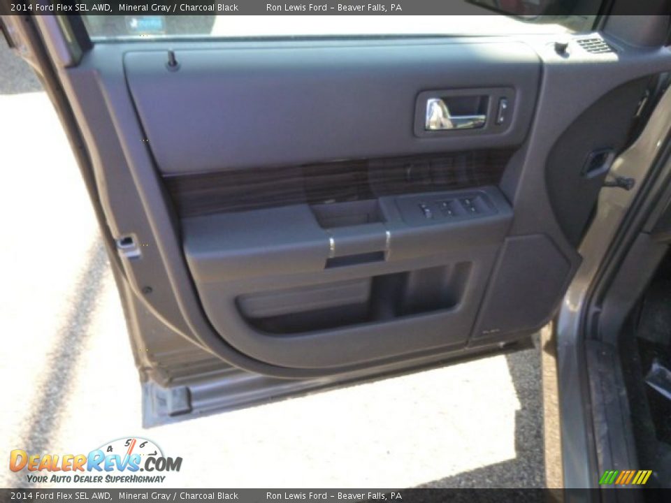 2014 Ford Flex SEL AWD Mineral Gray / Charcoal Black Photo #11