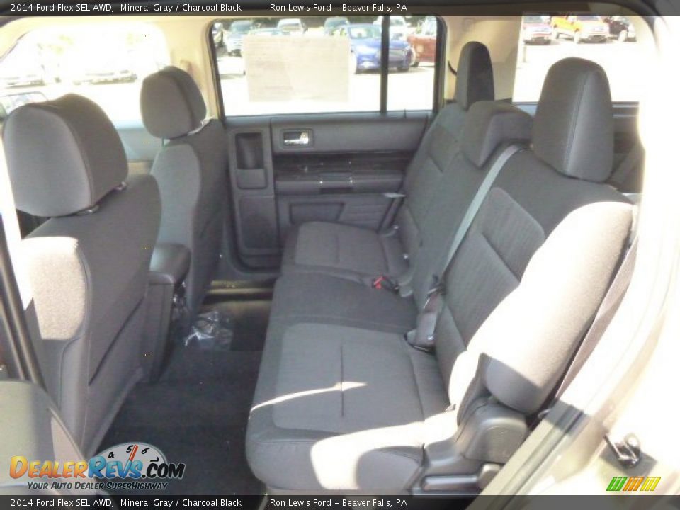 2014 Ford Flex SEL AWD Mineral Gray / Charcoal Black Photo #12