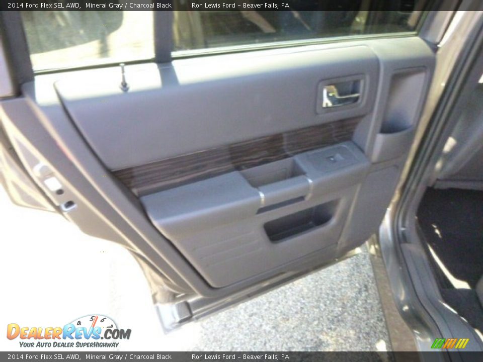 2014 Ford Flex SEL AWD Mineral Gray / Charcoal Black Photo #13