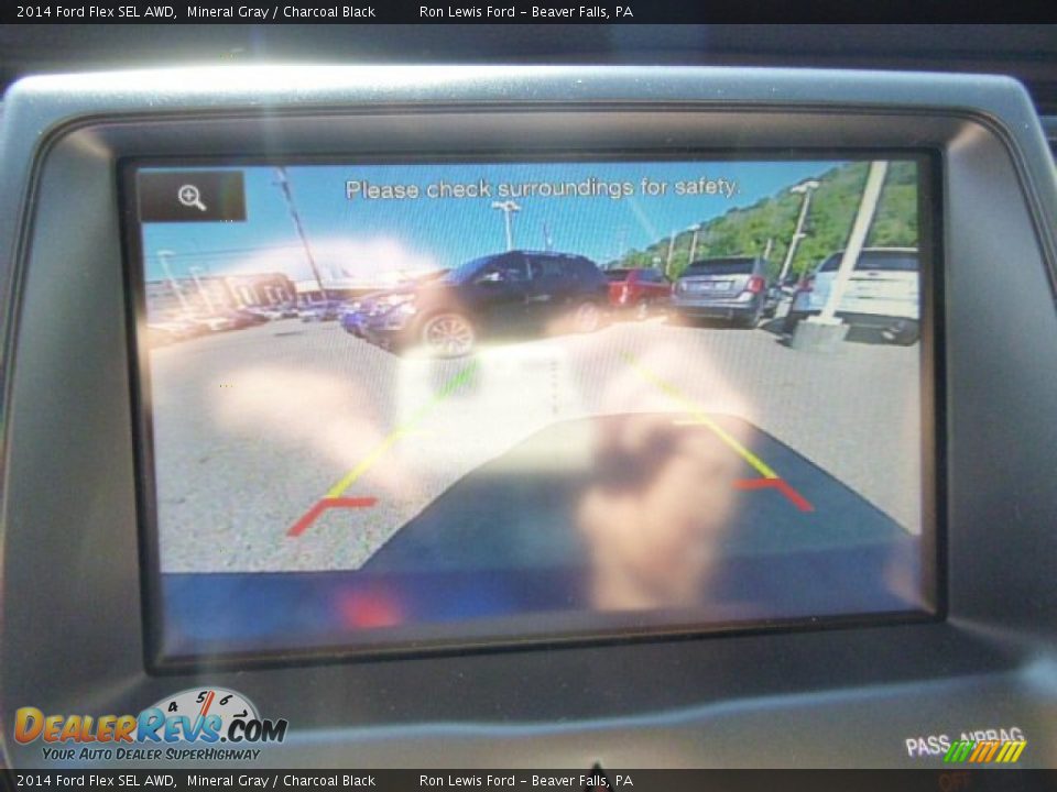 2014 Ford Flex SEL AWD Mineral Gray / Charcoal Black Photo #16