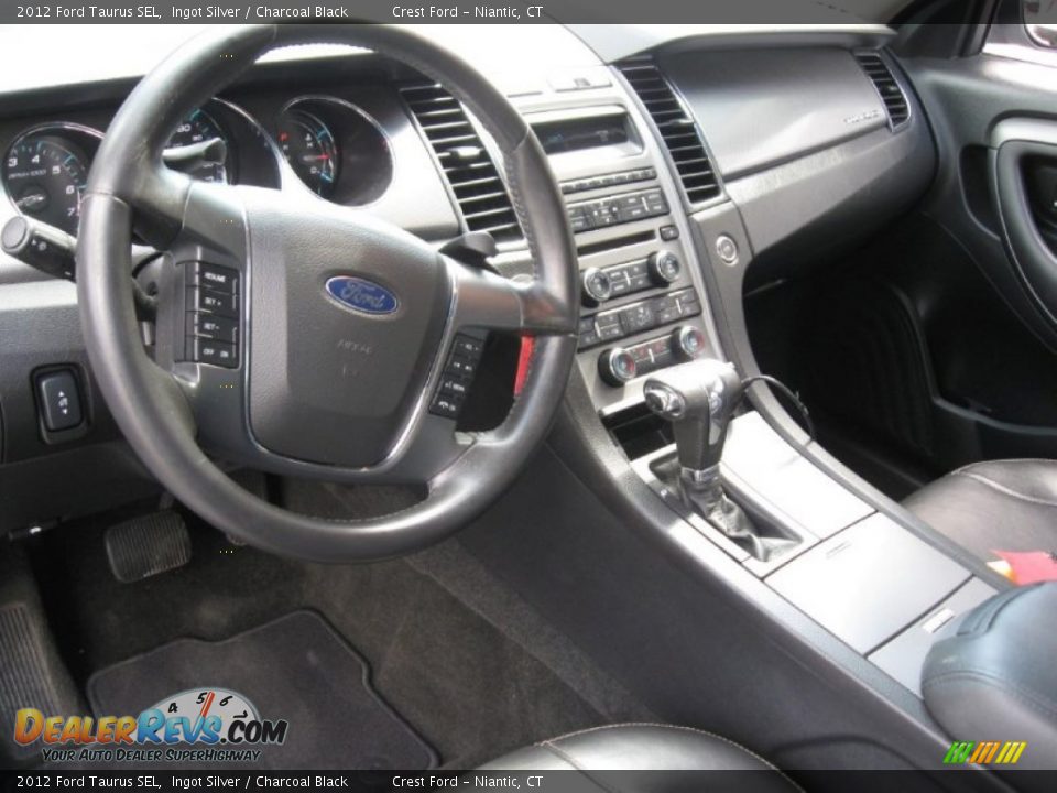 2012 Ford Taurus SEL Ingot Silver / Charcoal Black Photo #11