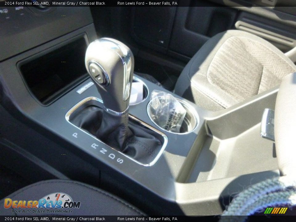 2014 Ford Flex SEL AWD Mineral Gray / Charcoal Black Photo #17