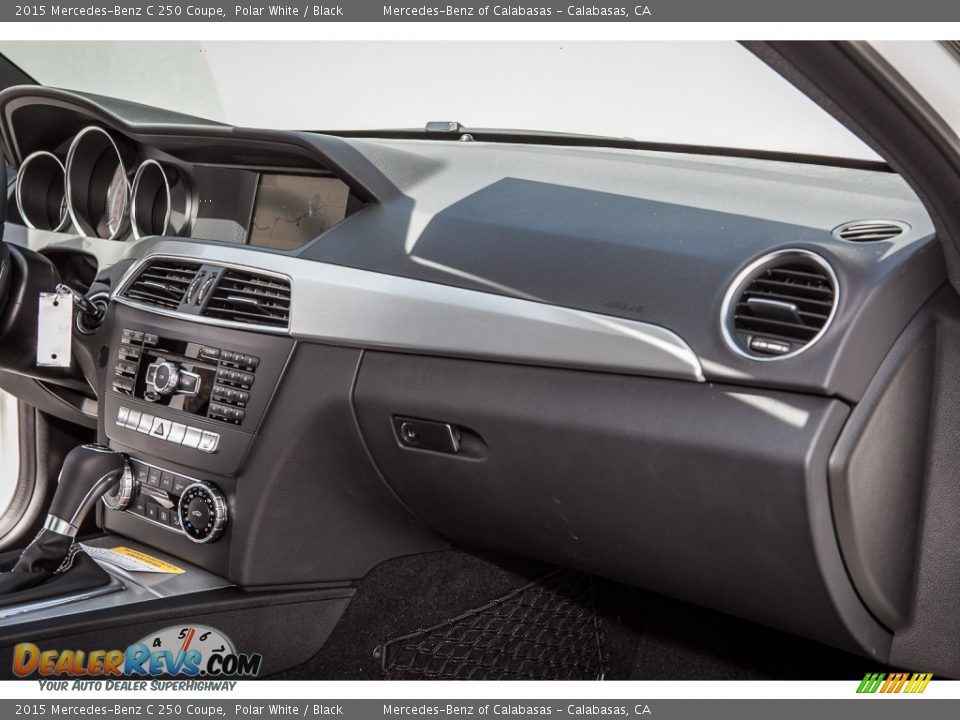 2015 Mercedes-Benz C 250 Coupe Polar White / Black Photo #8