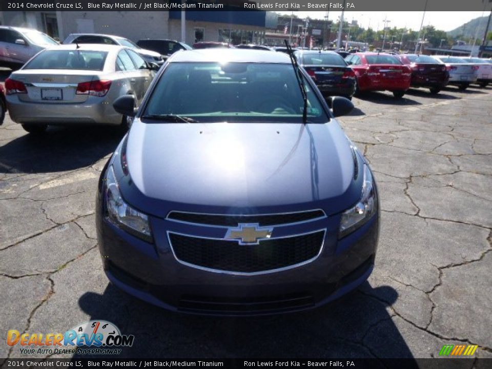 2014 Chevrolet Cruze LS Blue Ray Metallic / Jet Black/Medium Titanium Photo #3
