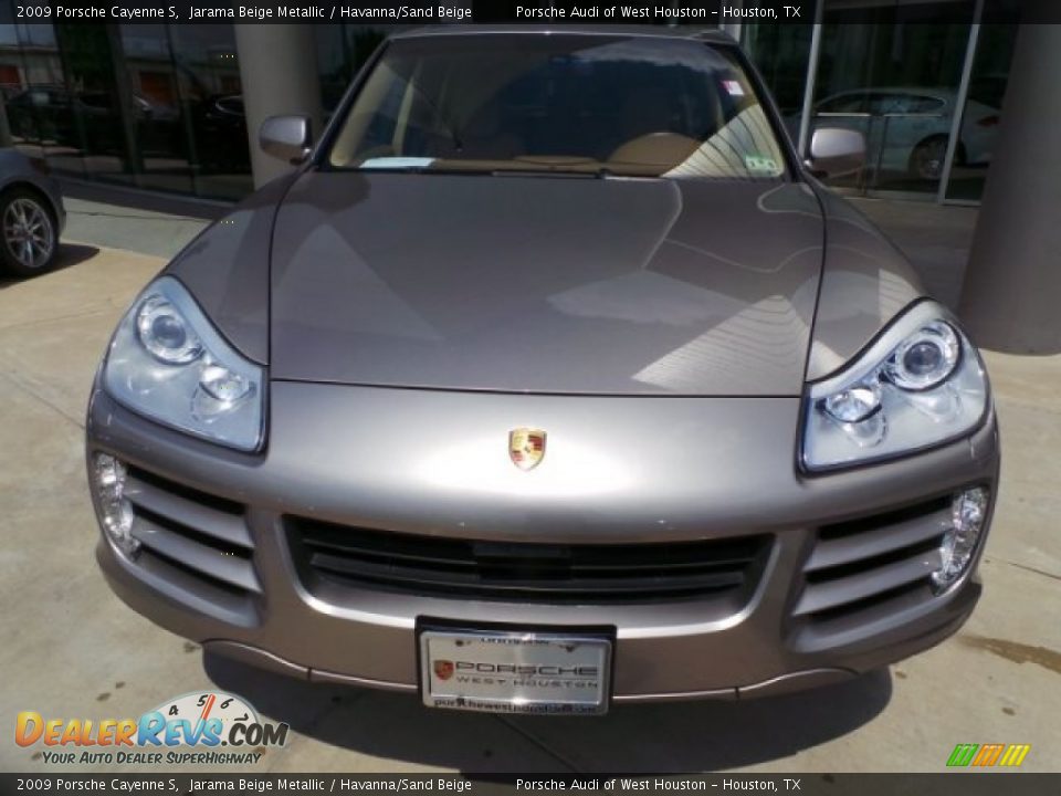 2009 Porsche Cayenne S Jarama Beige Metallic / Havanna/Sand Beige Photo #2