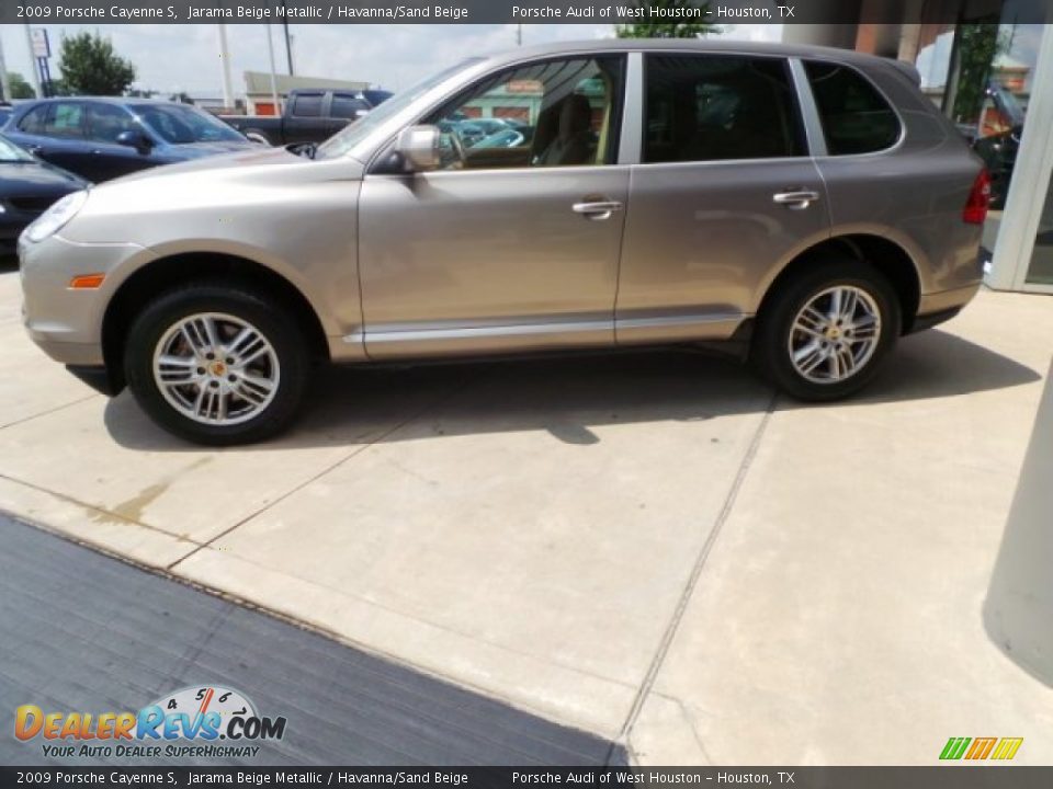 2009 Porsche Cayenne S Jarama Beige Metallic / Havanna/Sand Beige Photo #4