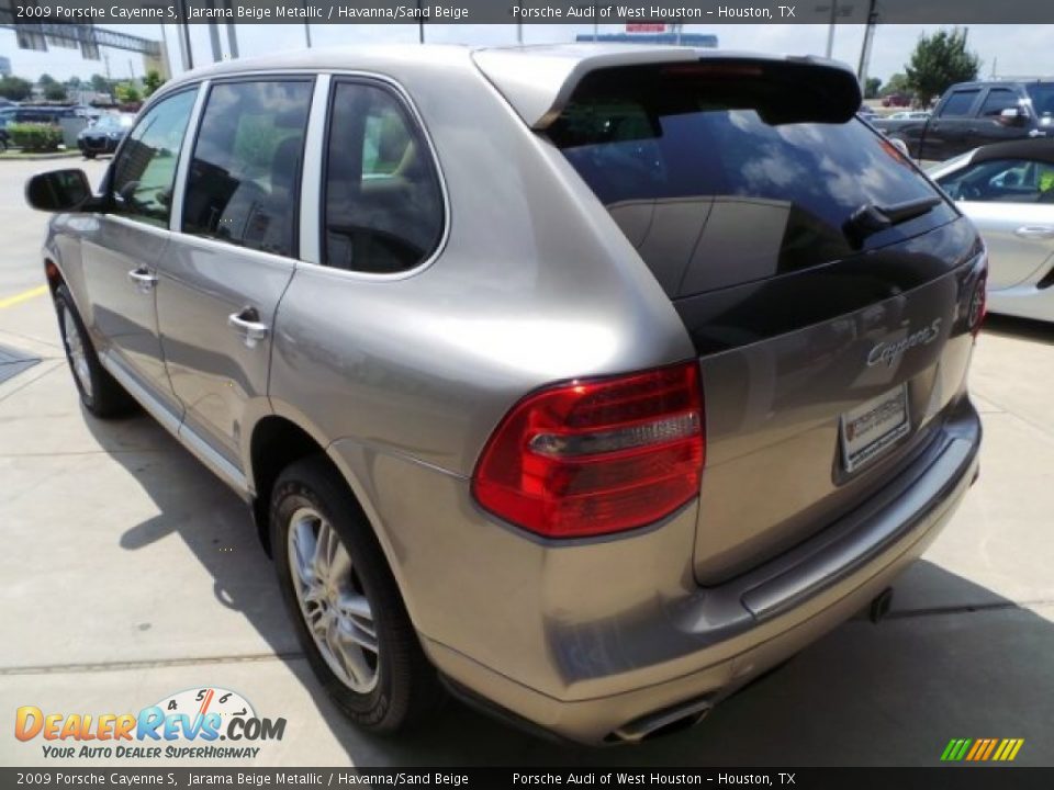 2009 Porsche Cayenne S Jarama Beige Metallic / Havanna/Sand Beige Photo #5