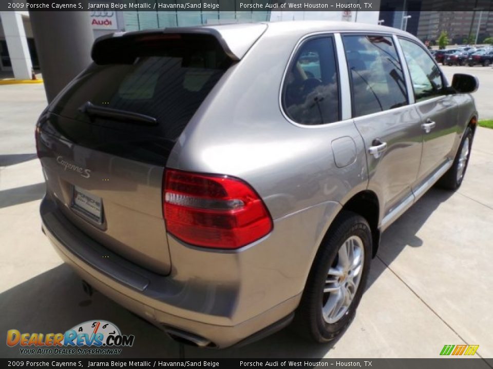 2009 Porsche Cayenne S Jarama Beige Metallic / Havanna/Sand Beige Photo #8