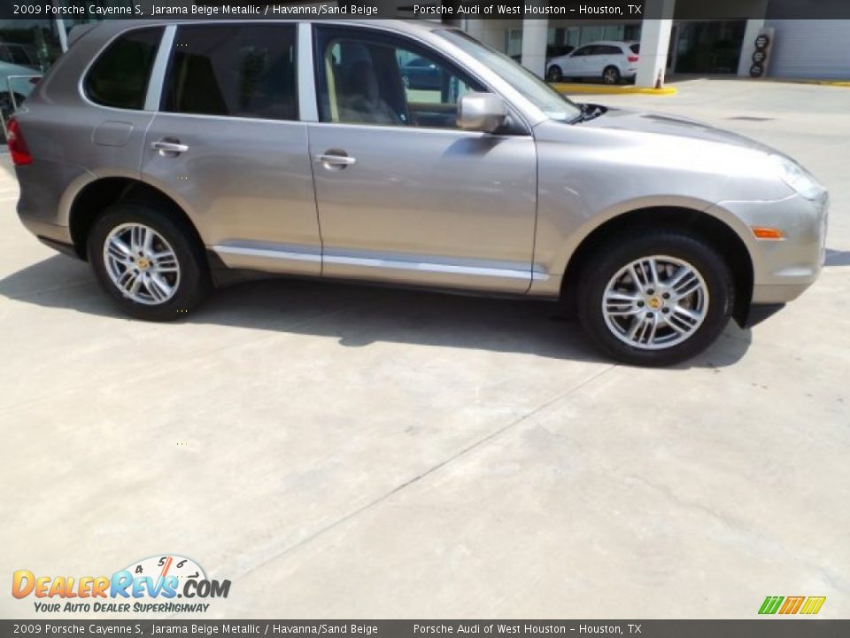 2009 Porsche Cayenne S Jarama Beige Metallic / Havanna/Sand Beige Photo #9