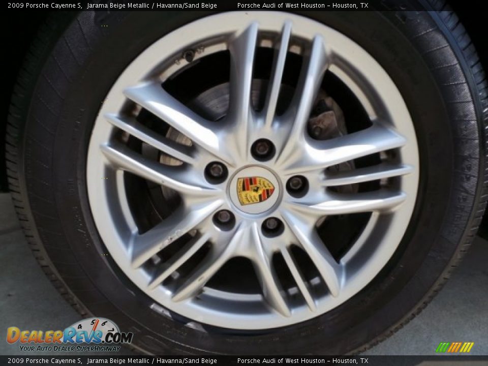 2009 Porsche Cayenne S Jarama Beige Metallic / Havanna/Sand Beige Photo #11
