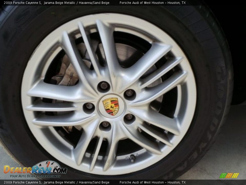 2009 Porsche Cayenne S Jarama Beige Metallic / Havanna/Sand Beige Photo #13