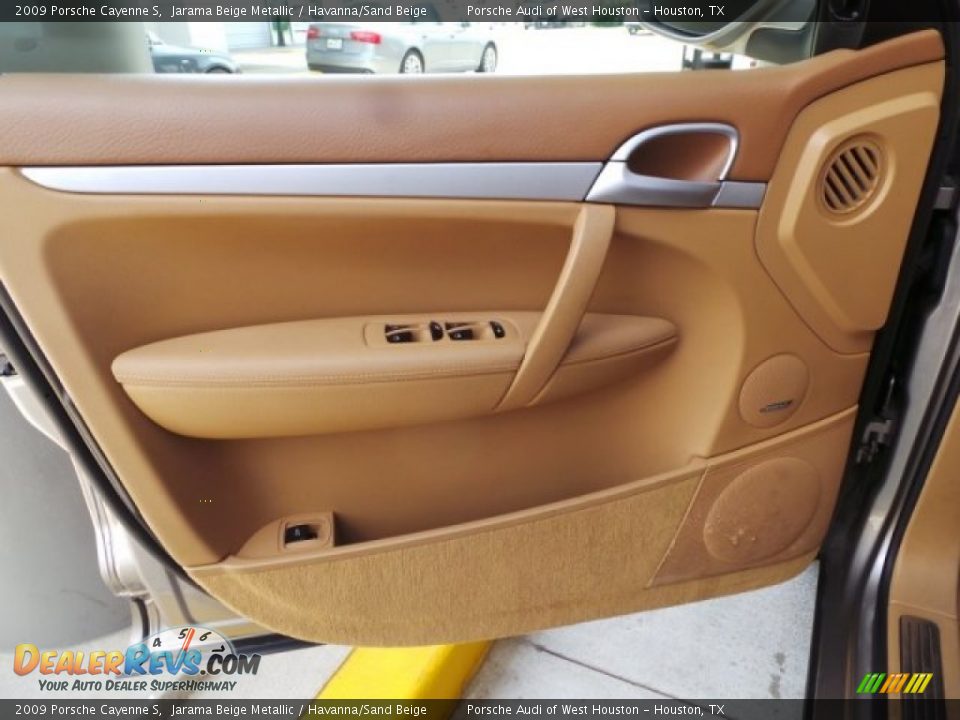 2009 Porsche Cayenne S Jarama Beige Metallic / Havanna/Sand Beige Photo #14