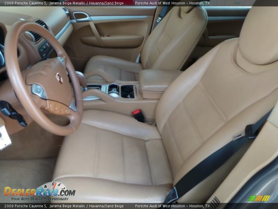 2009 Porsche Cayenne S Jarama Beige Metallic / Havanna/Sand Beige Photo #17