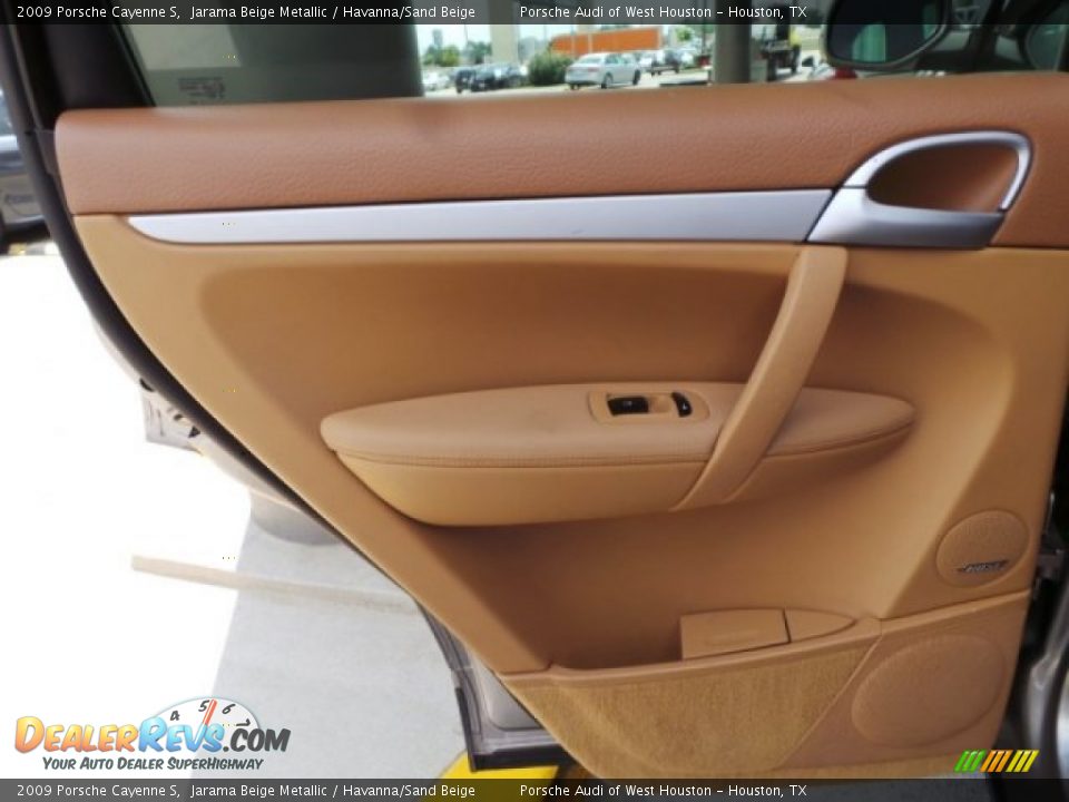 2009 Porsche Cayenne S Jarama Beige Metallic / Havanna/Sand Beige Photo #29