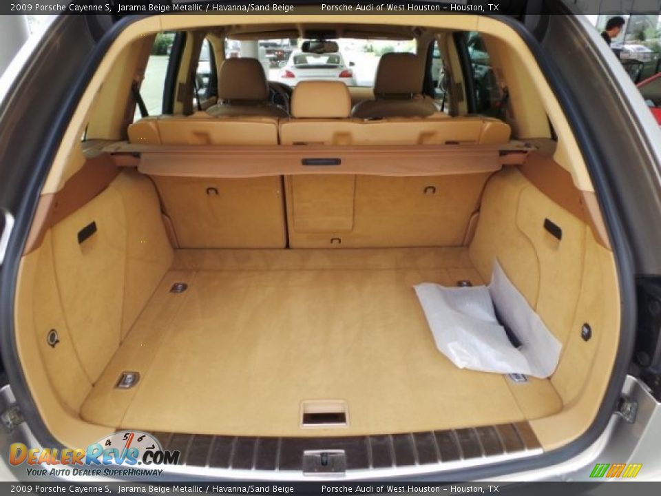2009 Porsche Cayenne S Jarama Beige Metallic / Havanna/Sand Beige Photo #35
