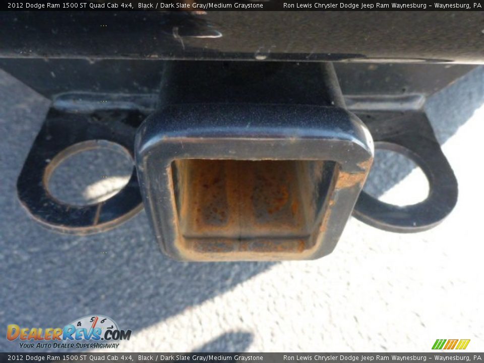 2012 Dodge Ram 1500 ST Quad Cab 4x4 Black / Dark Slate Gray/Medium Graystone Photo #4
