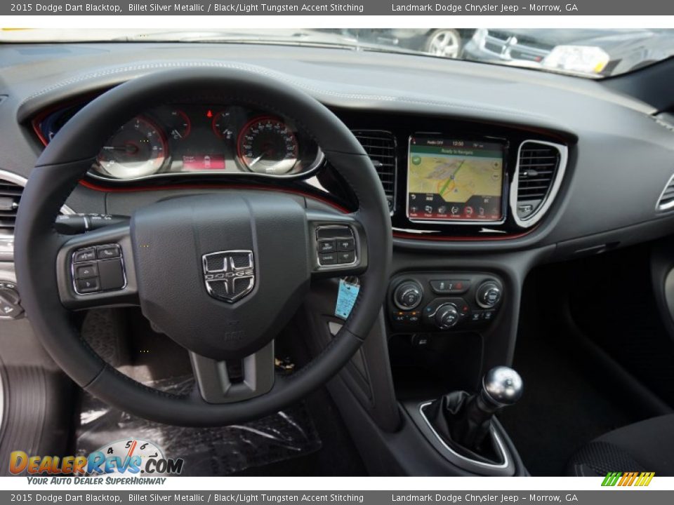 Dashboard of 2015 Dodge Dart Blacktop Photo #7