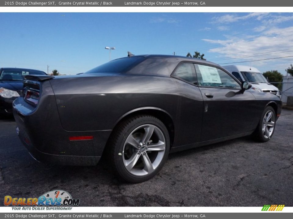 2015 Dodge Challenger SXT Granite Crystal Metallic / Black Photo #3