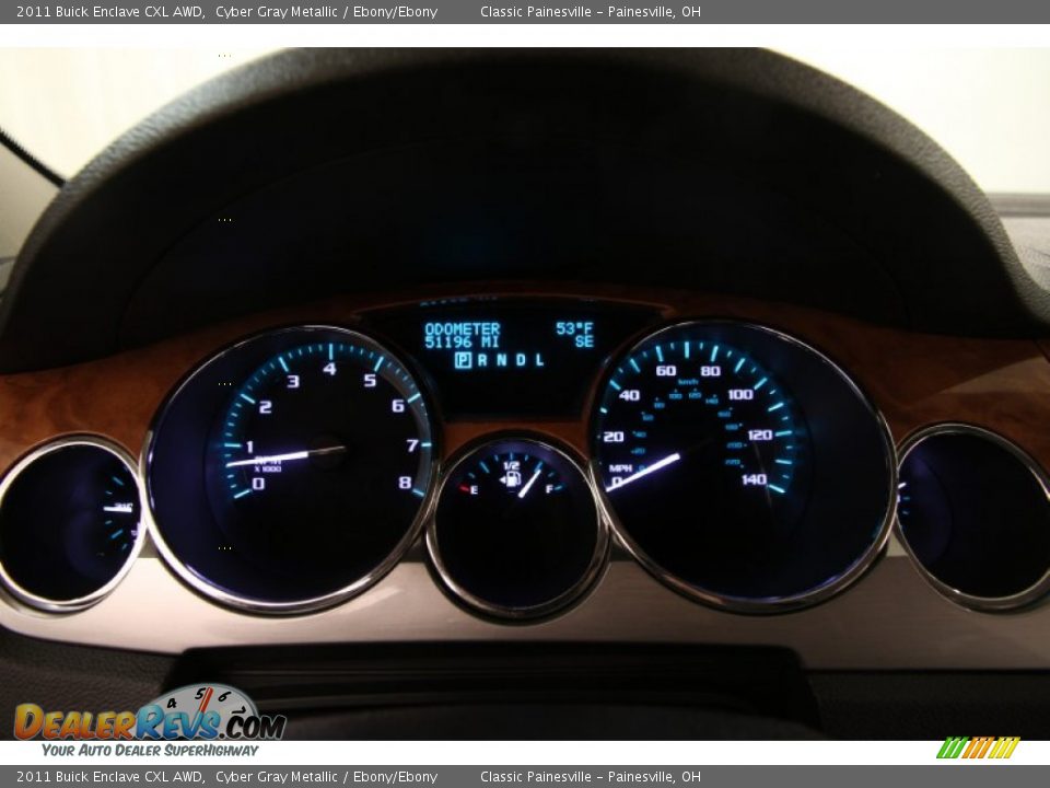 2011 Buick Enclave CXL AWD Cyber Gray Metallic / Ebony/Ebony Photo #8