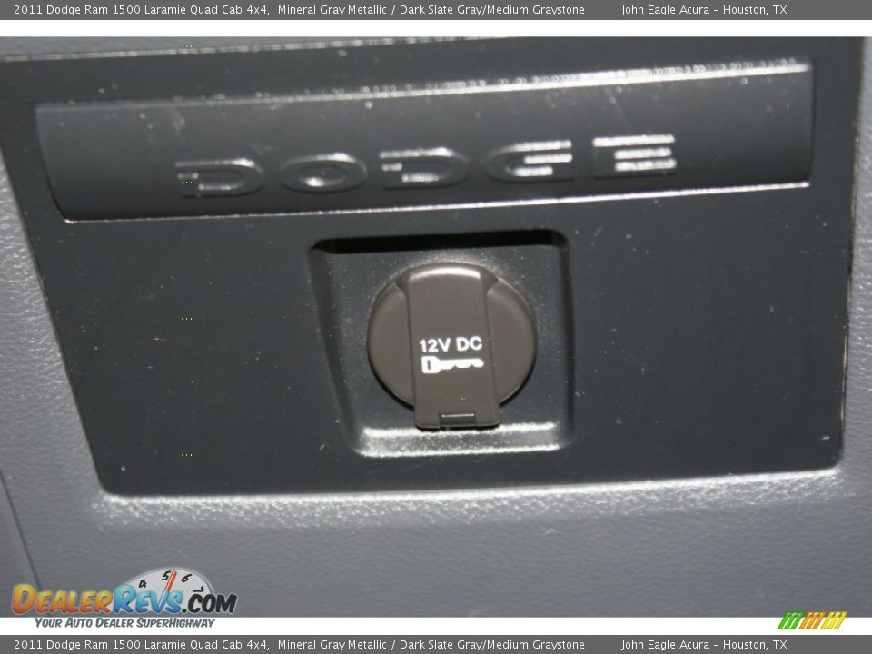 2011 Dodge Ram 1500 Laramie Quad Cab 4x4 Mineral Gray Metallic / Dark Slate Gray/Medium Graystone Photo #29