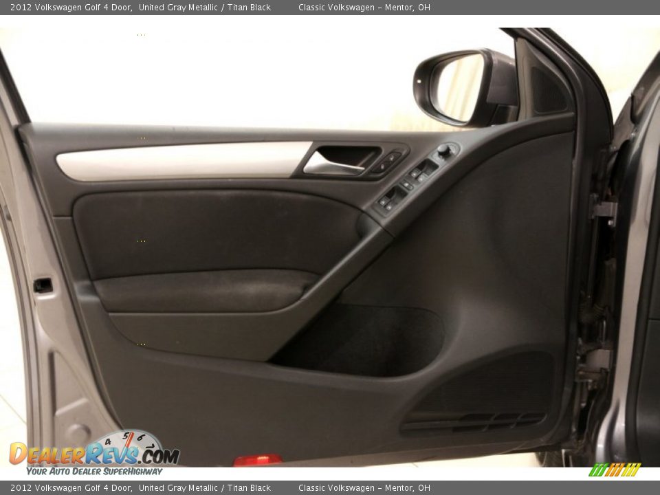 2012 Volkswagen Golf 4 Door United Gray Metallic / Titan Black Photo #4