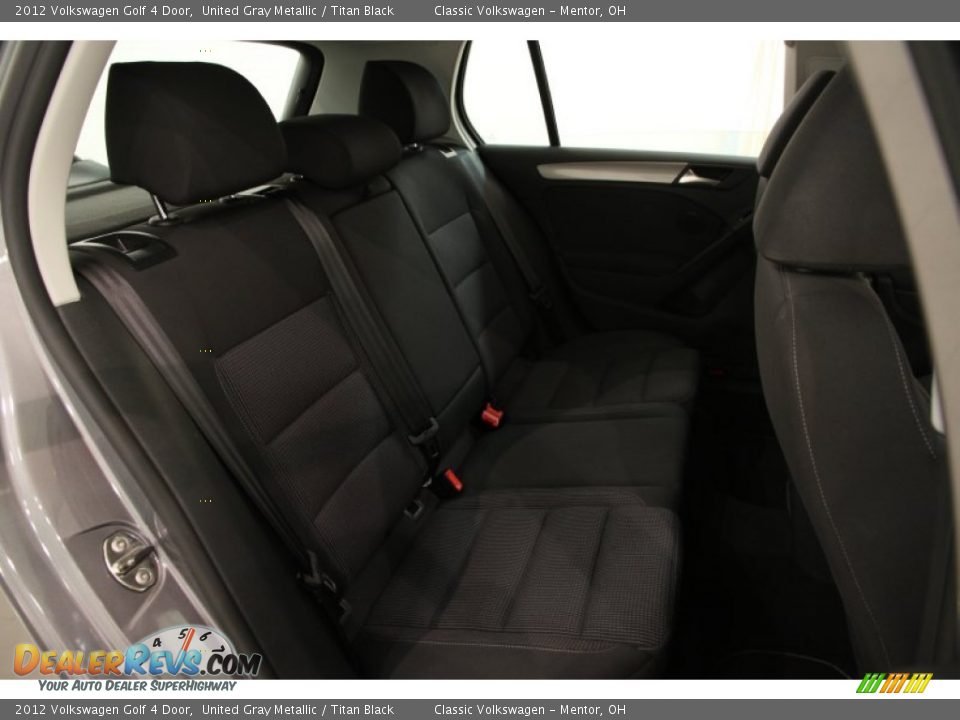 2012 Volkswagen Golf 4 Door United Gray Metallic / Titan Black Photo #15