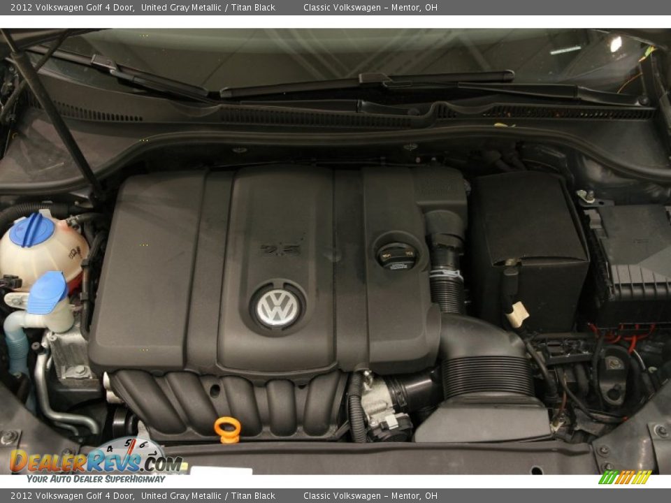 2012 Volkswagen Golf 4 Door United Gray Metallic / Titan Black Photo #18