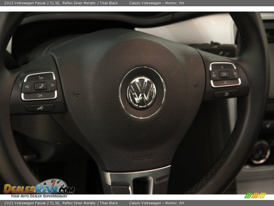 2013 Volkswagen Passat 2.5L SE Reflex Silver Metallic / Titan Black Photo #6