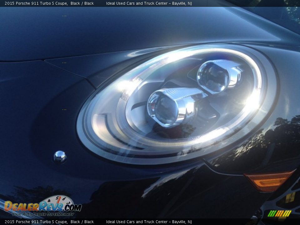 2015 Porsche 911 Turbo S Coupe Black / Black Photo #3