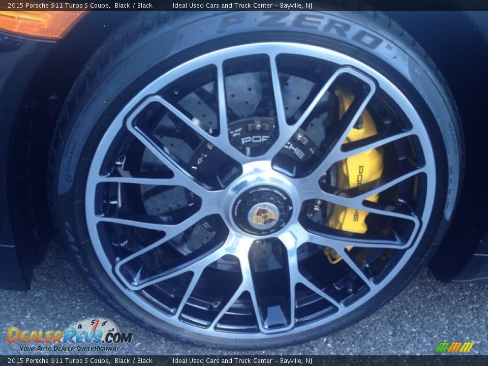 2015 Porsche 911 Turbo S Coupe Black / Black Photo #4