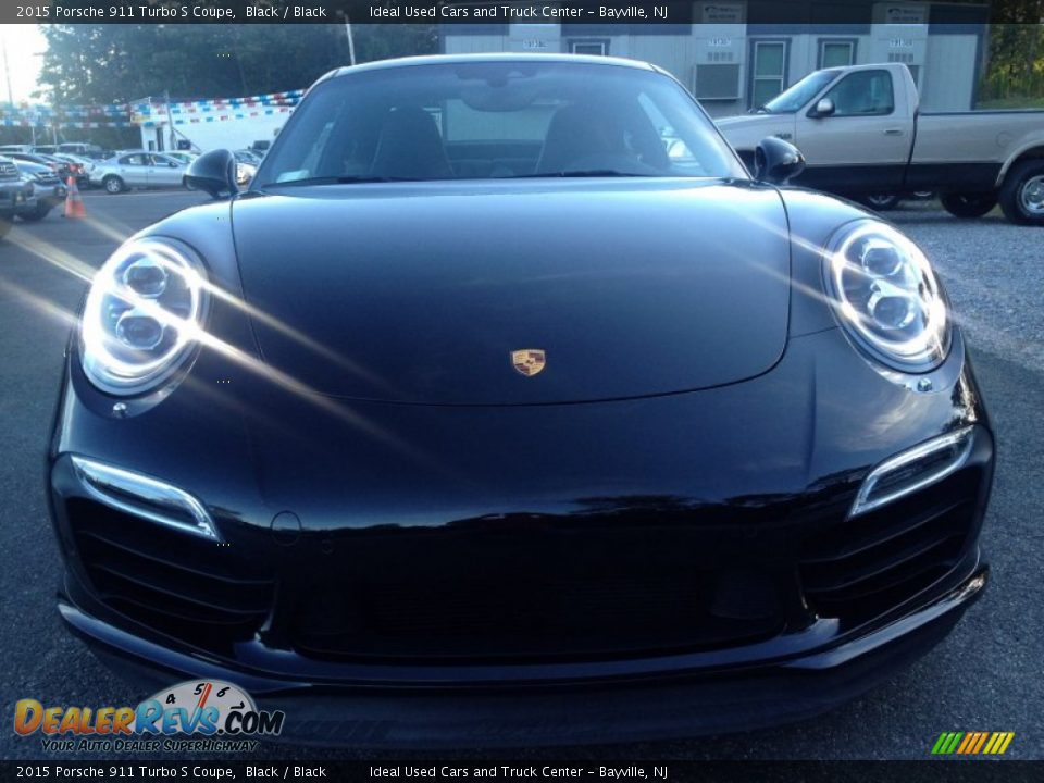 2015 Porsche 911 Turbo S Coupe Black / Black Photo #5