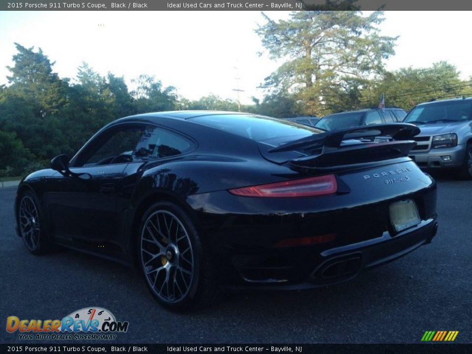 2015 Porsche 911 Turbo S Coupe Black / Black Photo #12