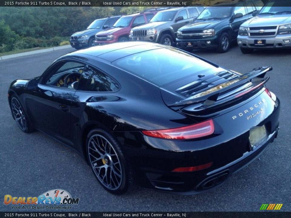 2015 Porsche 911 Turbo S Coupe Black / Black Photo #13