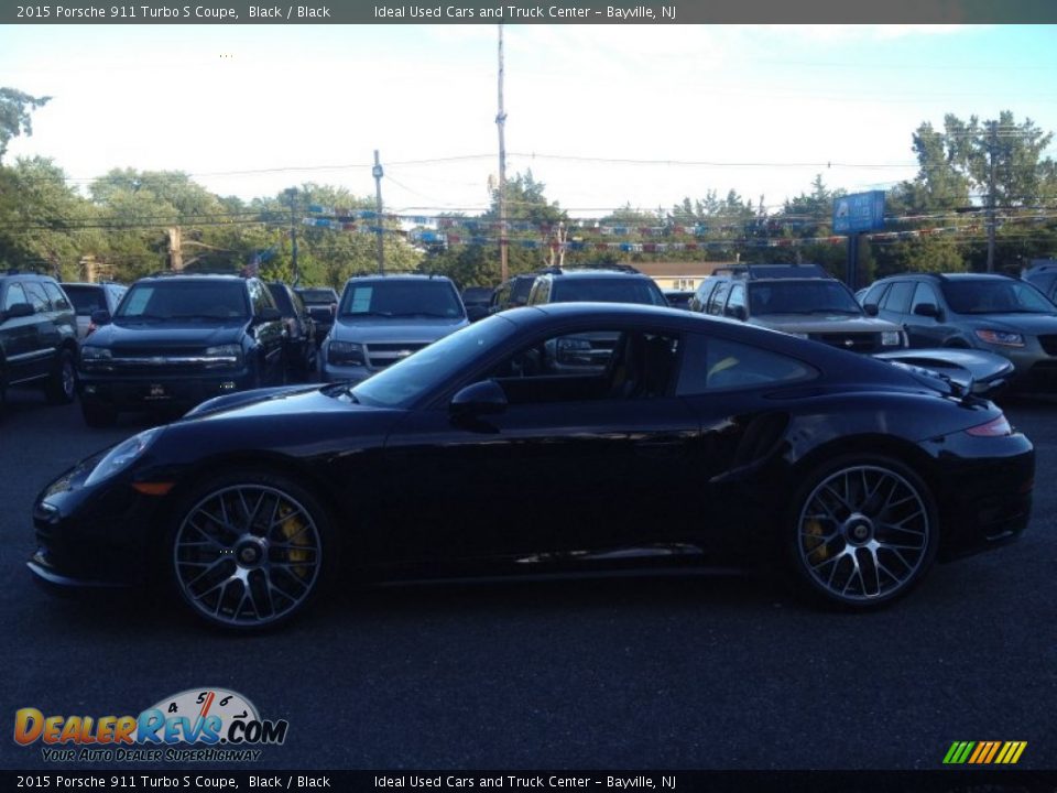 2015 Porsche 911 Turbo S Coupe Black / Black Photo #14