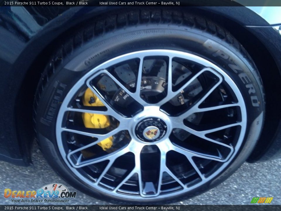 2015 Porsche 911 Turbo S Coupe Black / Black Photo #15
