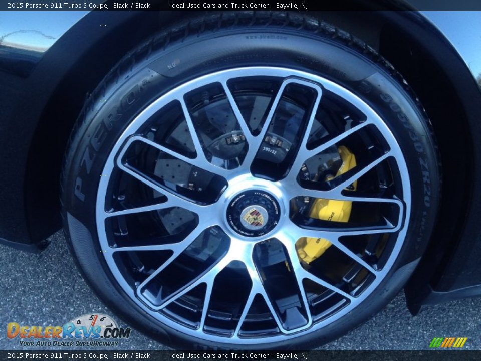 2015 Porsche 911 Turbo S Coupe Black / Black Photo #19