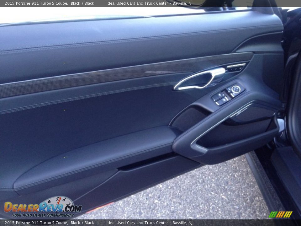 2015 Porsche 911 Turbo S Coupe Black / Black Photo #23